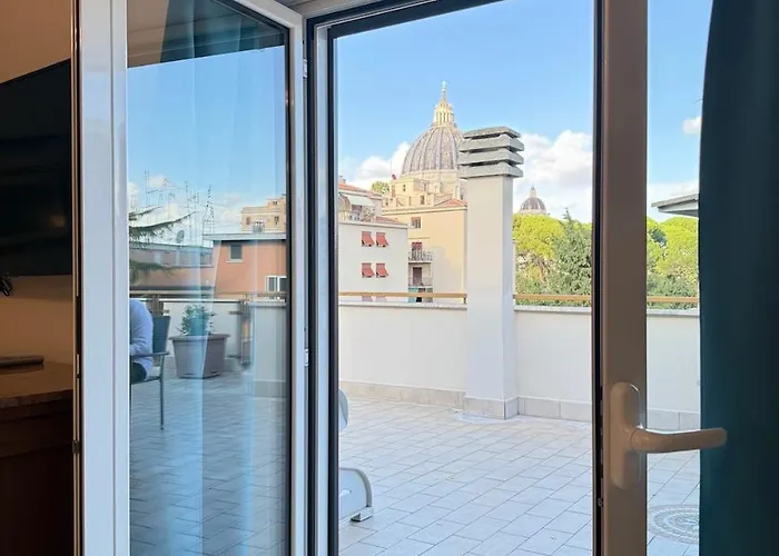 דירה Rooftop View St Peter By Dama רומא
