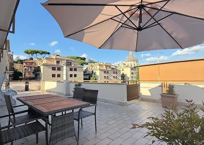 דירה Rooftop View St Peter By Dama רומא